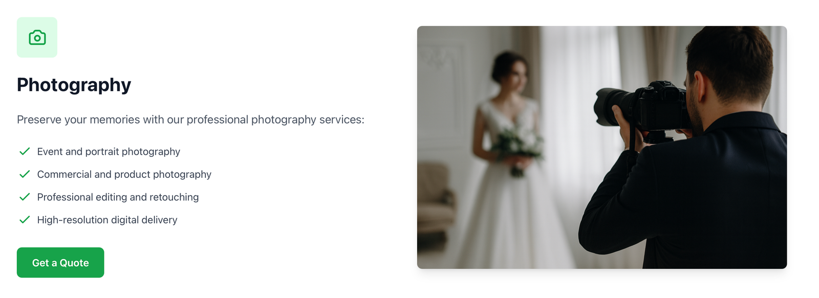 Capture One Media – Event Photography & Videography Website - Image 3