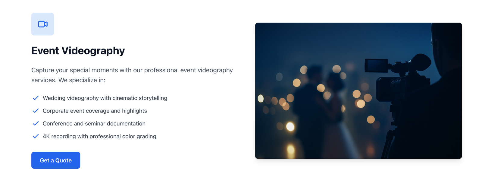 Capture One Media – Event Photography & Videography Website - Image 1